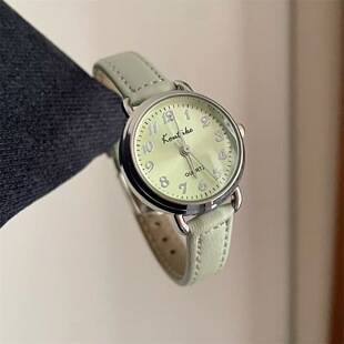 Fresh and Stylish Exam Watch for Female Middle and High School Students, High-End Feel, Only Shows Time, Quartz, High Aesthetic Value, Dropshipping Available
