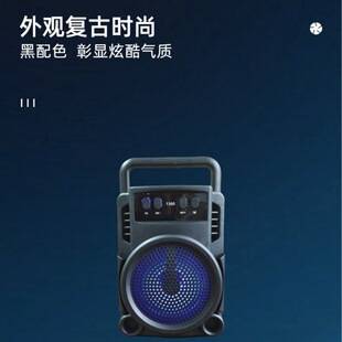Factory Direct Sales 1360 New Wireless Bluetooth Speaker Outdoor Home Satchel Overweight Subwoofer Karaoke Square
