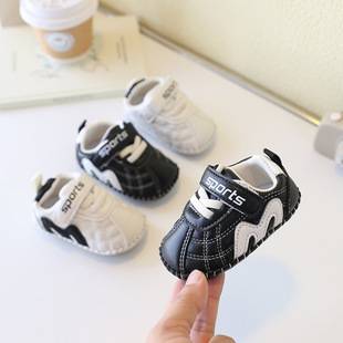 Dropshipping baby toddler shoes for boys and girls, new spring and autumn models for beginners, 0-1.5 years old, soft-soled single shoes