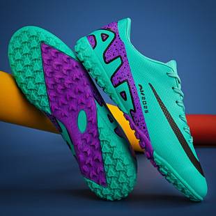 Cross-border factory, professional outdoor soccer shoes for teenagers, student training shoes for grass and indoor use