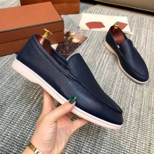 New Lefu Shoes Men's Slip-on British Single Shoes Comfortable Legs Flat Lovers Shoes Foreign trade original order