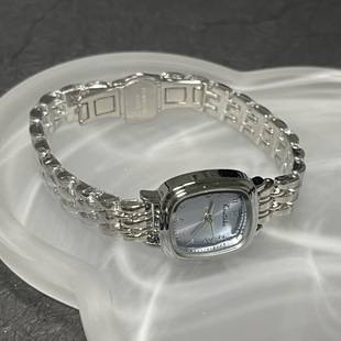 Small Square Chain-Style Watch for Women, Ins-Style British Style, Student French Niche, Simple, High-End, Light Luxury, Exquisite, Versatile