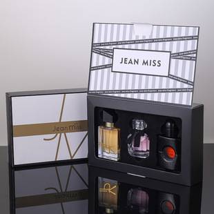 Tiktok hot women's perfume lasting suit Black Opium reverse Paris free water perfume three-piece set Wholesale
