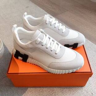 Top-Level European Station 2026 New Model Ai H Brand Cross-Border Thick-Soled Shock-Absorbing Running Shoes Casual White Sneakers Sports Shoes Ai