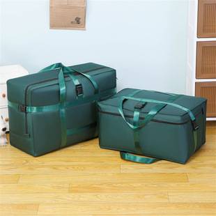 Travel Bag Large Capacity Oxford Cloth Luggage Moving Bag Aviation Checked Travel Bag Clothes Quilt Storage Bag Wholesale