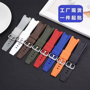 Replacement Casio g Watch Gst-W300/400G/B100 Colorful Soft Silicone Watch Strap Shock Strap
