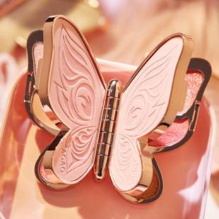 AGAG Butterfly Eye Shadow 6 Color Lucky Koi Pearlescent Sequins Glitter Matte Earth Color Novice Niche Makeup