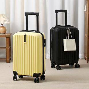 Luggage 20inch Small carry-on suitcase with combination lock, made of PP material, student travel trolley case, travel suitcase with logo