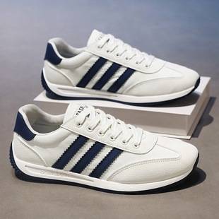 Cross-Border New Men's Shoes 2025 New Spring Casual White Sneakers Non-Slip Soft Sole Versatile Running Sports Shoes