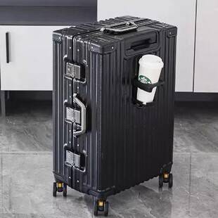 Manufacturer wholesale luggage with thickened and durable swivel wheels, pull rod suitcase, travel suitcase, unisex carry-on suitcase with password lock, hard-shell suitcase