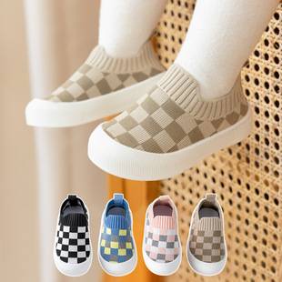 Baby toddler shoes spring and autumn soft bottom non-slip 6 Months 1-3 years old boys and girls shoes breathable non-slip anti-kick outdoor shoes