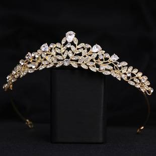 Bridal Jewelry AAA Zircon Crown Headband Hot-Selling Wedding Hair Accessories Wedding Dress Accessories Directly Supplied by Manufacturer Wholesale