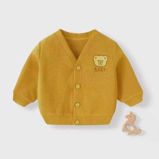 Baby Coat for Spring and Autumn, Cute and Adorable Knitted Cardigan for Boys and Girls, Toddler Clothing, Stylish Spring and Autumn Outfit
