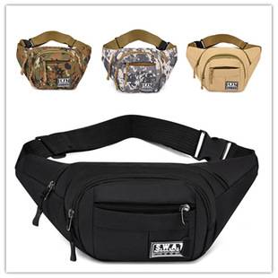 Strength factory self-selling site outdoor camouflage waist bag wholesale men's running mobile phone waist bag women's riding chest bag