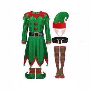 Cross-Border New Christmas Role-Playing Costumes for Adult Women, Holiday Party Outfits, Santa Claus Foreign Trade