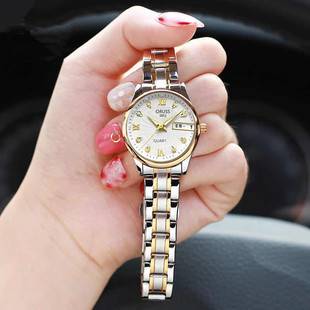 Watch Women's Official genuine goods Brand Women's Watch Waterproof Simple Elegant Quartz Watch Women's Watch Internet Celebrity Watch for Women