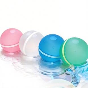 Amazon's Popular Reusable Silicone Water Balloons, Water Park Toys, Stress-Relief Water Fights, Magnetic Water Balls