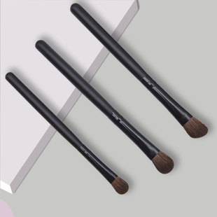 New single horse hair eye shadow brush portable oblique nose shadow high-light brush soft hair eye makeup brush tools wholesale