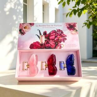 LA BOMBA PARFUM Butterfly Three-Piece Gift Set, Perfume for Men and Women, Middle Eastern Arabian Dubai