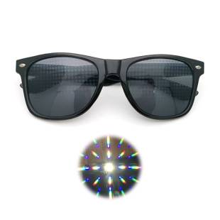 Cross-border shaking sound explosion selling rice nails fireworks glasses diffraction love special effects optical glasses dance light show sunglasses spot