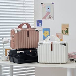 Lightweight retro handbag, convenient travel small handbag, stylish and convenient cosmetic case, gift 14inch storage box