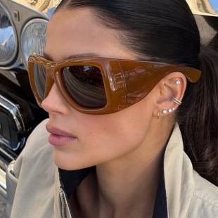Large Square Sunglasses with a Stylish Street Style, High-End Feel, 2026 New Trendy Sunglasses for Women