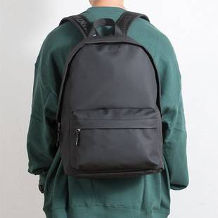 Leather Material, Water-Repellent Backpack, High-End Niche Design Backpack, Unisex College-Style School Bag, Water-Resistant