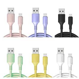 Macaron Liquid Fast Charging Data Mobile Phone Charging Cable Suitable for Android Huawei type-c Apple Factory Wholesale