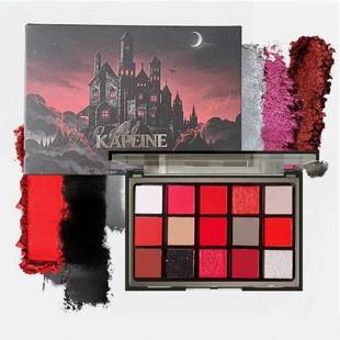 15-color scarlet eyeshadow, Dark Knight eyeshadow palette, smoky makeup, dark gray tones, Halloween European and American makeup