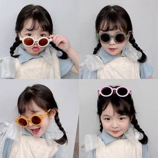 ins Explosive Children's Sunglasses Wholesale Trendy Retro Baby Sunglasses Korean Style Boys and Girls Sunglasses Spot