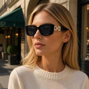Cross-border fashion hollow-out sunglasses for women, a new style with a high-end, luxurious look, perfect for travel, offering UV protection, and featuring a cute elephant design