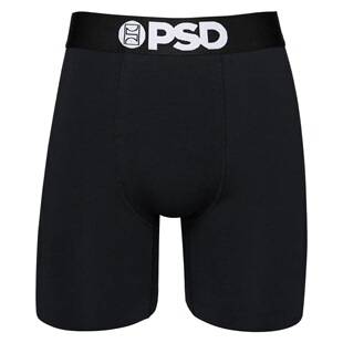 Psd Men's Shorts Cotton Solid Color Breathable Antibacterial Mid-Waist Sports Boxer Briefs Men's Cross-Border Exclusive Hot-Selling Item