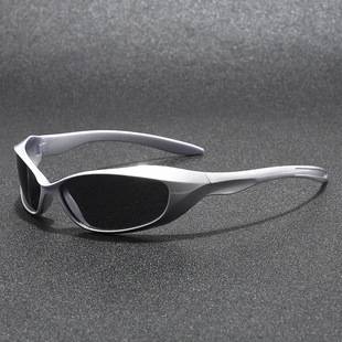 Fashion sports sunglasses 2025 future wind out of the street Joker sunglasses outdoor riding sunglasses UV protection
