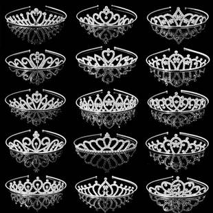 New Crown headdress children's little crown princess birthday headband kindergarten dance performance hair accessories dress accessories