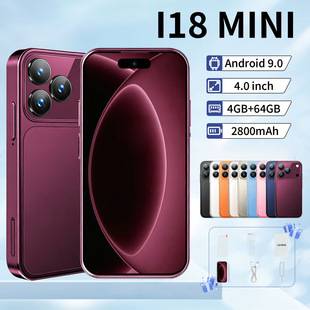 New cross-border i18MiNi mini smartphone, 4 inches, 2+16 memory, supports TK/TM Shopee dropshipping