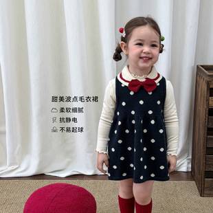 Children's Clothing for Girls: Stylish Autumn Knit Vest Dress, Sweater Dress, Baby Girl Dress