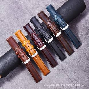 Wholesale New Products in Stock Dw Watch Strap Classy Leather Strap Suitable for 24Mm26Mm Pin Buckle Supply Cross-Border Hot Sale