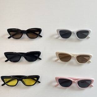 Aimo Beibei 2026 Spring/Summer Children's Cat Eye Sunglasses for Boys and Girls, Resin Glasses, Fashionable Decorative Sunglasses for Babies