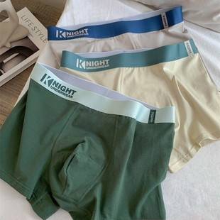 Plus Size Men's Underwear Pure Cotton Type a Cotton Comfortable Loose Underwear Men's Autumn Pure Cotton Boxer Briefs 7A Antibacterial Partition Wholesale