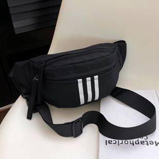 2026 New Trendy Ins-Style Fashion Waist Bag, Sports Crossbody Chest Bag, Versatile Casual Nylon Fabric Single Shoulder Crossbody Women's Bag