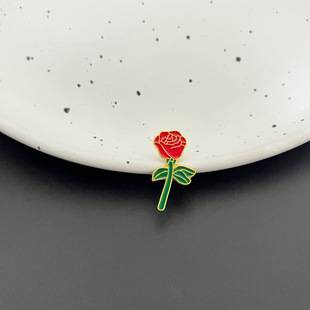 Retro Rose Brooch Corsage Accessories Fashion Personalized Badge Decoration Badge Couple Valentine's Day Gift