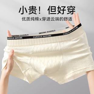 Men's cotton antibacterial shorts, new style, loose fit, simple design, suitable for teenagers, sports grade A cotton