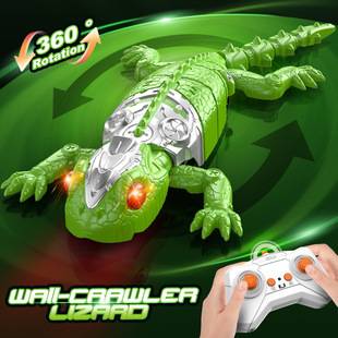 Cross-Border Children's Remote Control Wall Climbing Gecko 360 ° Rotating Remote Control Car Charging Smart Simulation Lizard Toy