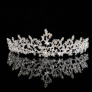 Wedding Bridal Crown Jewelry Performance Headband Bridal Headdress Hair Accessories Birthday Adult Tiara Girl Performance Tiara