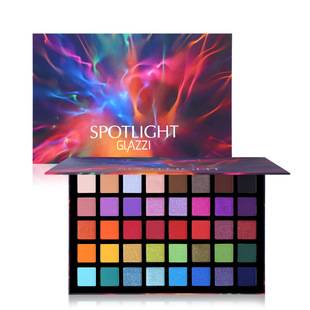 New Product Glazzi 40-Color Spotlight Eyeshadow Palette Shimmer Matte Colorful Eyeshadow Palette European and American Eyeshadow Makeup