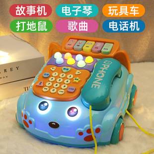 Baby children's toys simulation telephone landline baby boys educational early education telephone car hamster toys wholesale