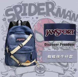 Jansport Backpack Garfield the Amazing Spider-Man Same Style Backpack Male Jasper Primary and Secondary School Student School Bag Female