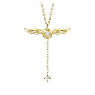 Fanjia White Copper with Logo Harry Potter Joint Series Golden Snitch Necklace Exquisite Elegant Clavicle Chain Gift