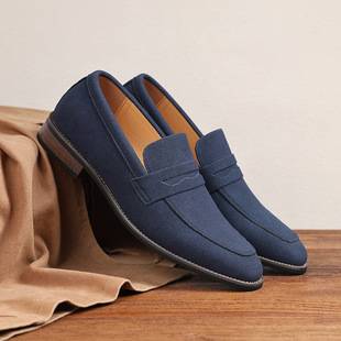 Cross-Border Foreign Trade Large Size Men's Shoes Loafers Dropshipping Amazon Shein Temu Trendy Men's Shoes Men's Leather Shoes