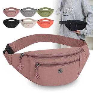 Waist Bag for Men and Women, Multifunctional, Large Capacity, Waterproof, for Running, Outdoor Sports, Phone, Wallet, Oxford Cloth, for Cashiers and Work